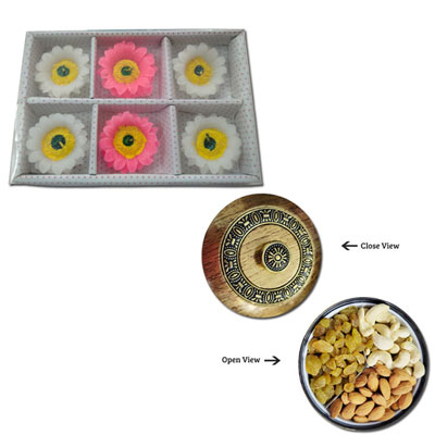 "Diwali Dryfruit Hamper - code DH07 (Express Delivery) - Click here to View more details about this Product